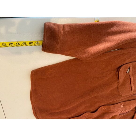 RedHead Mens  Rust Orange Fleece Button-Up Shirt With Pockets 2XL - Picture 9 of 9
